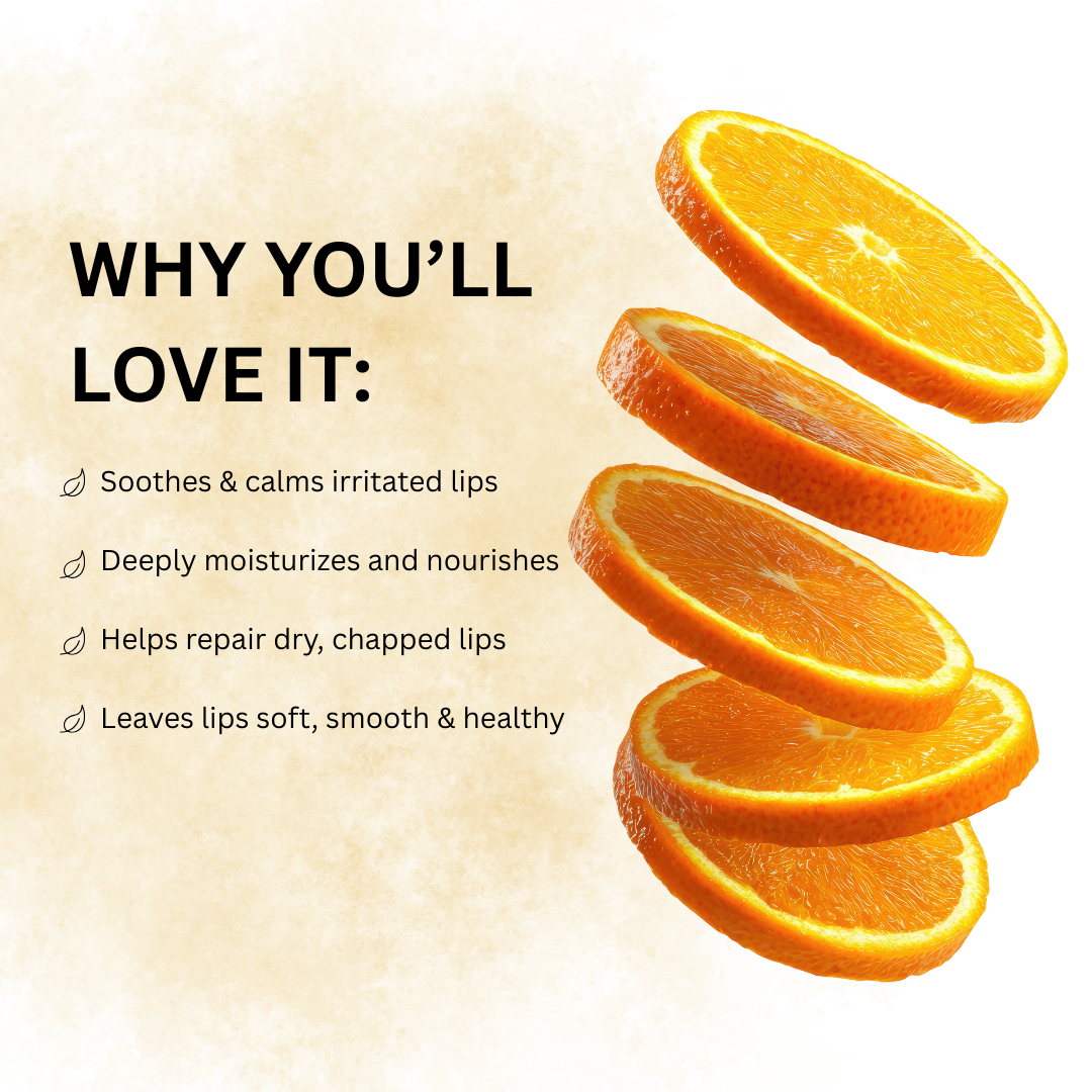 Coffee orange lip balm