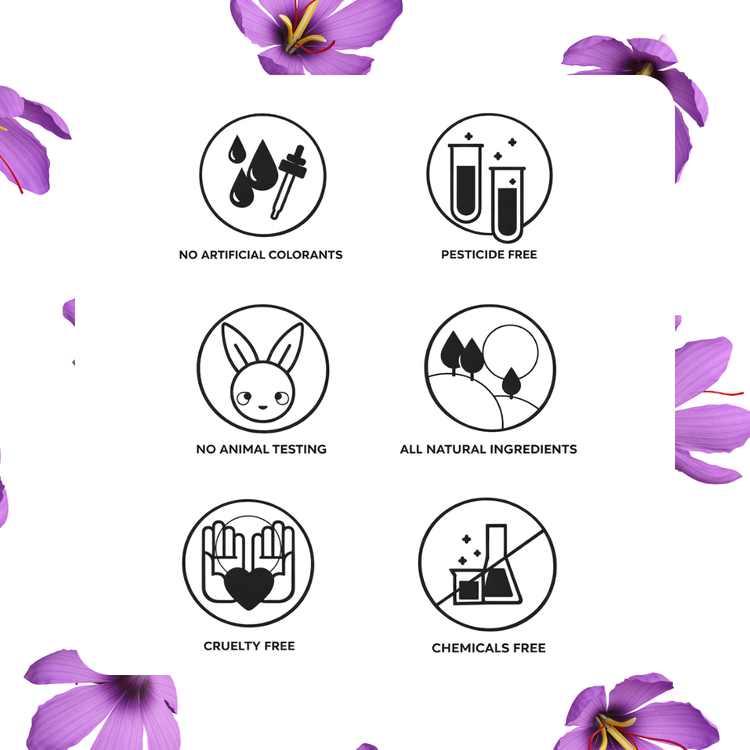Saffron luxury lip balm