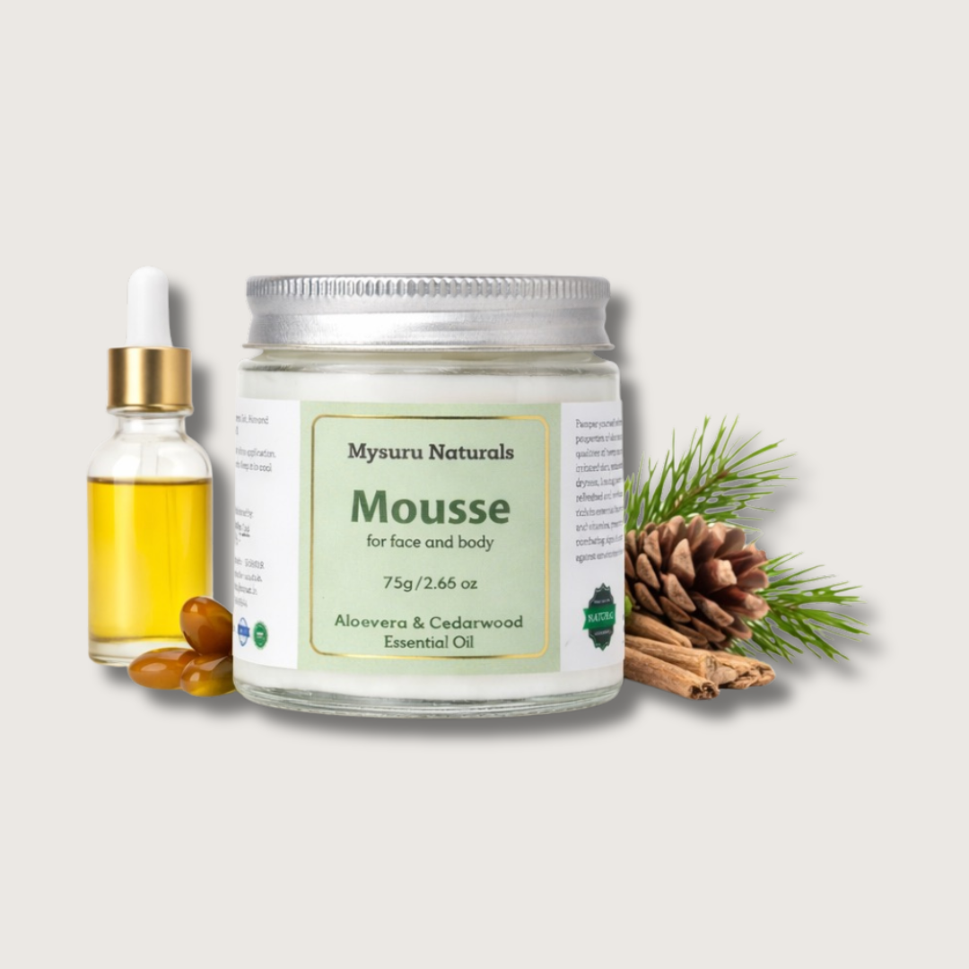 Cedarwood mousse cream