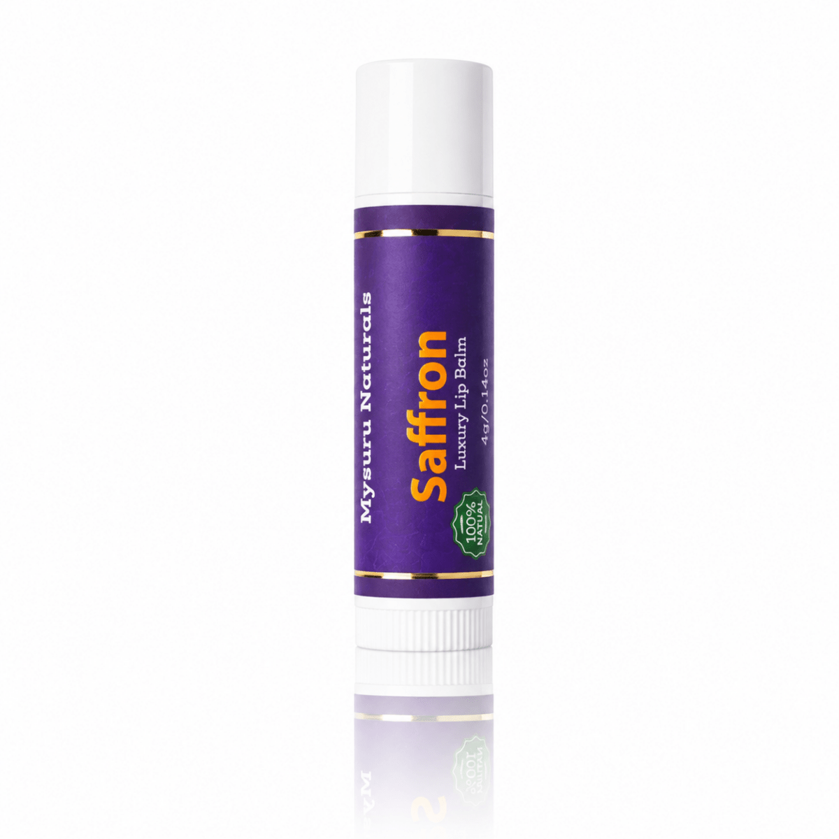 Saffron luxury lip balm mysuru naturals