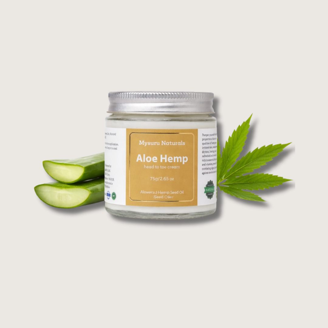 Aloe hemp head toe cream
