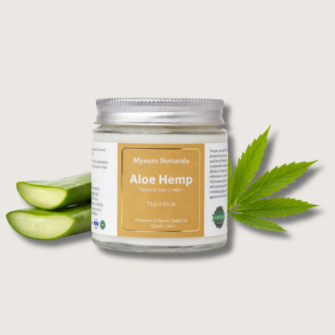 Aloe hemp head toe cream