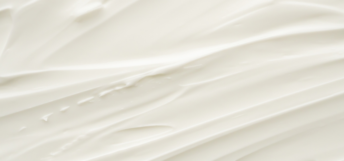 Close up of face cream with ruched texture