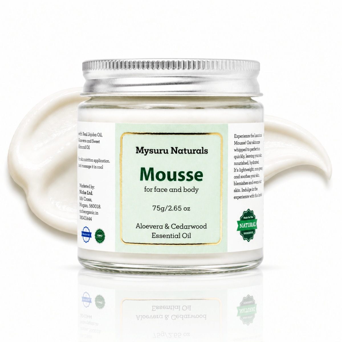 Cedarwood mousse cream   mysuru naturals