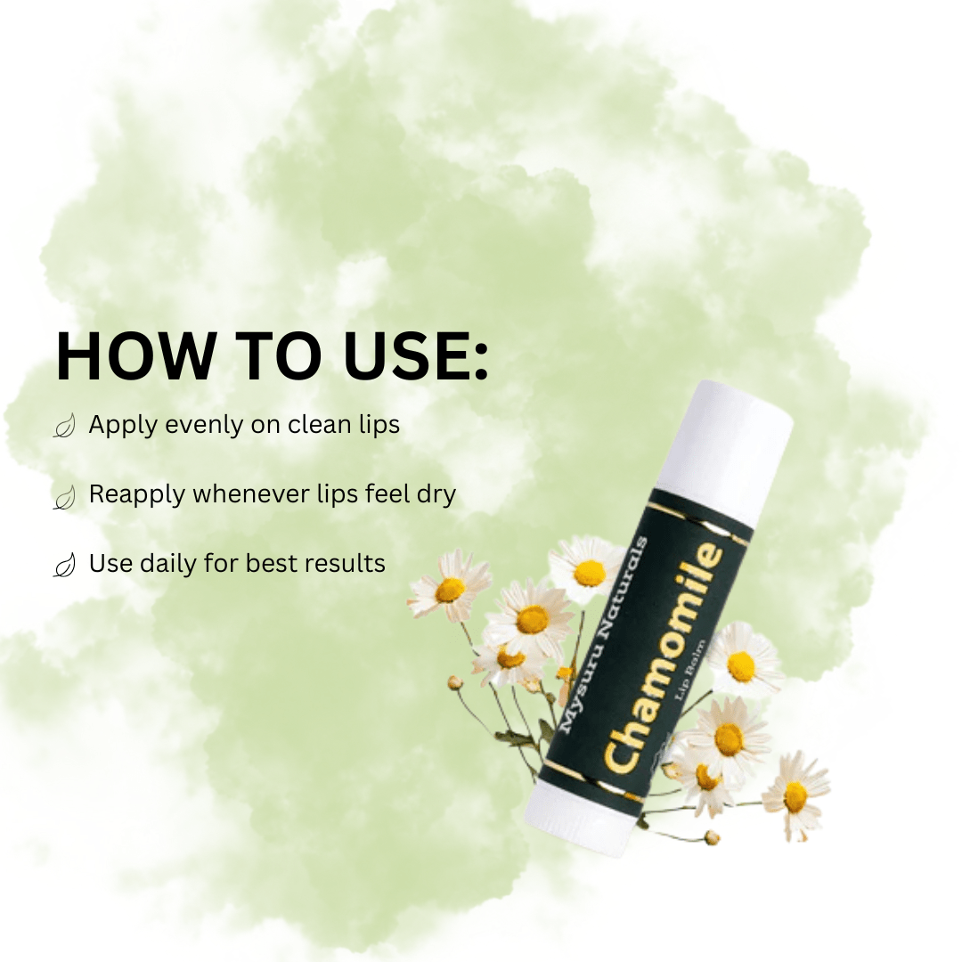 Chamomile lip balm   mysuru naturals