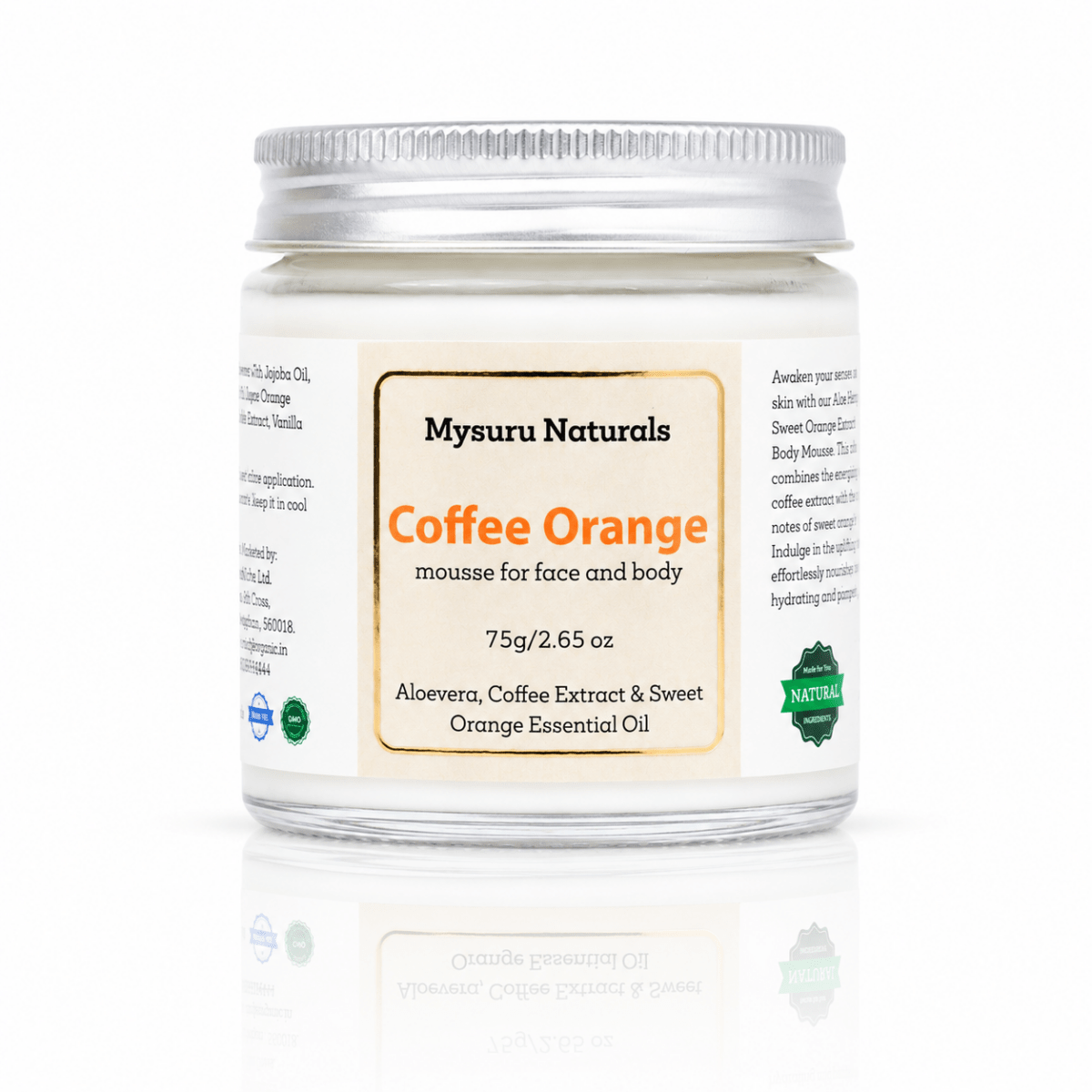Coffee orange mousse   mysuru naturals