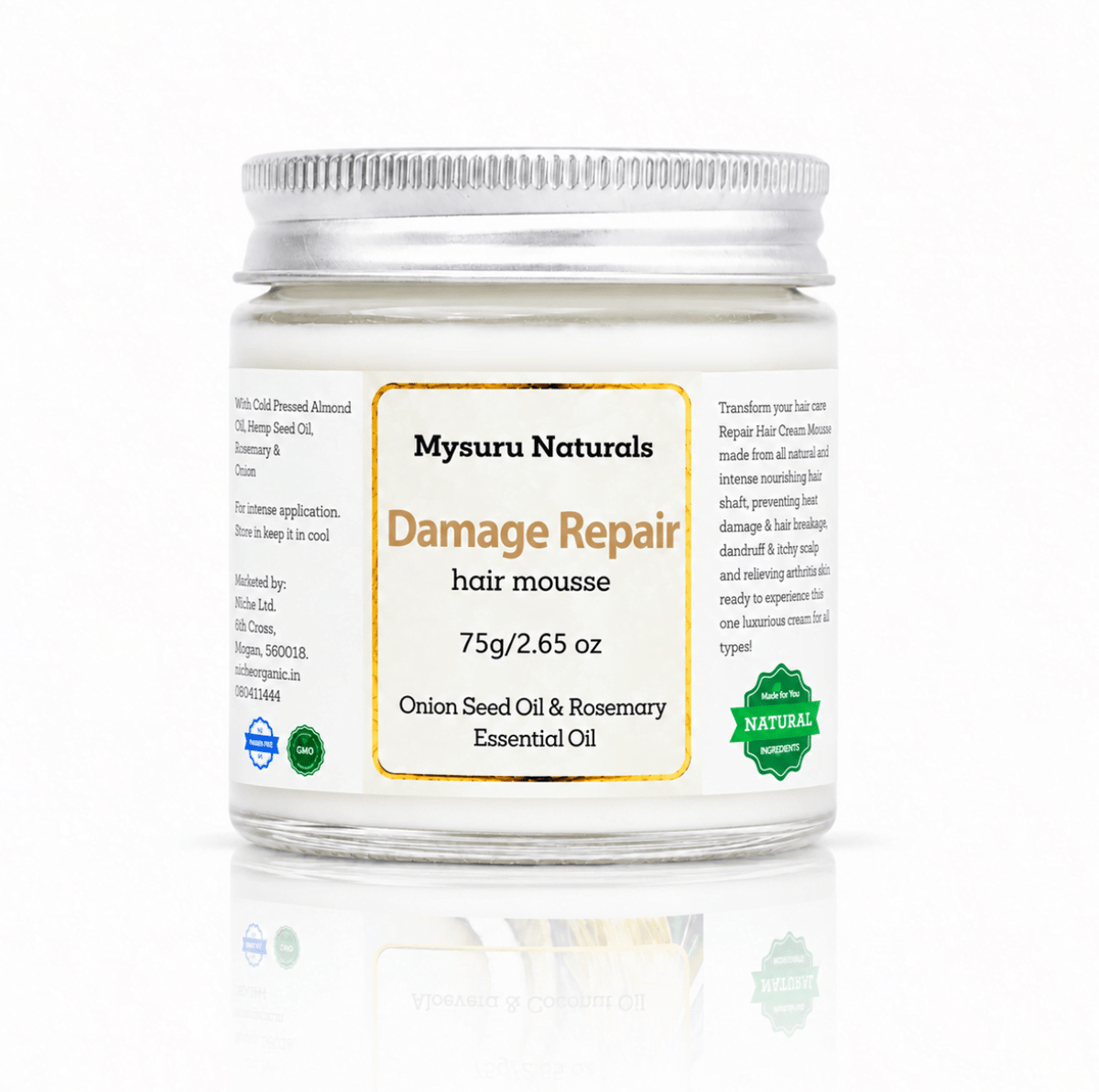 Damage repair prewash cream   mysuru naturals