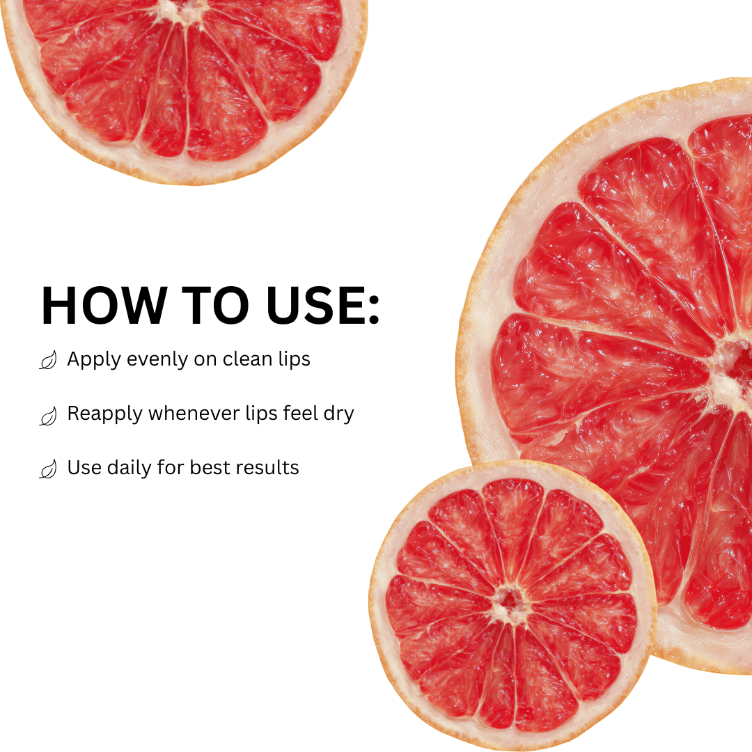 Grapefruit lip balm   mysuru naturals