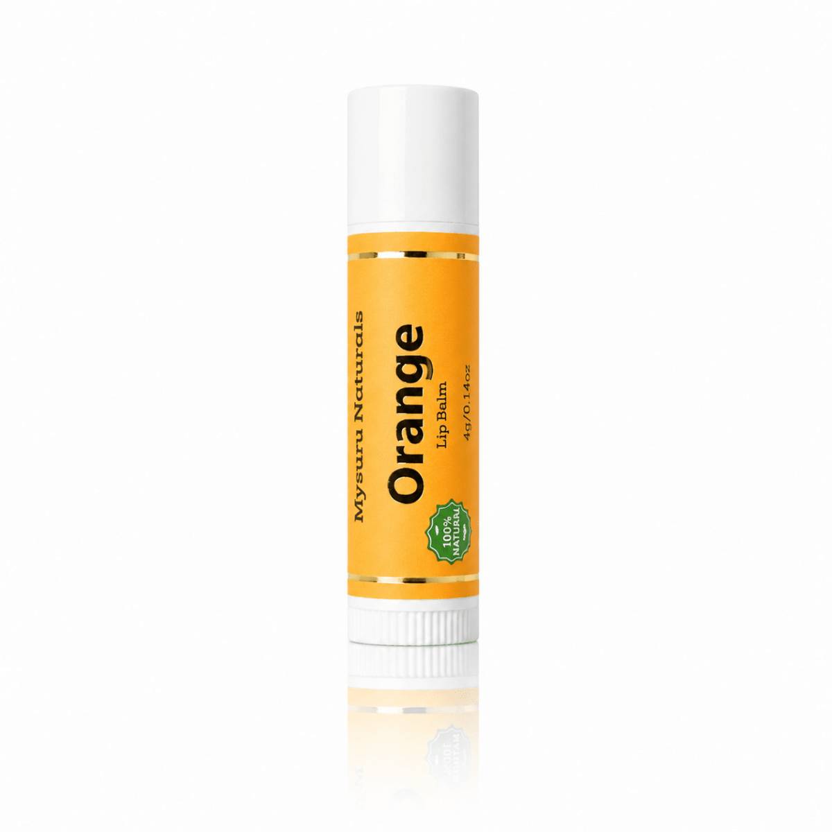 Orange lip balm   mysuru naturals