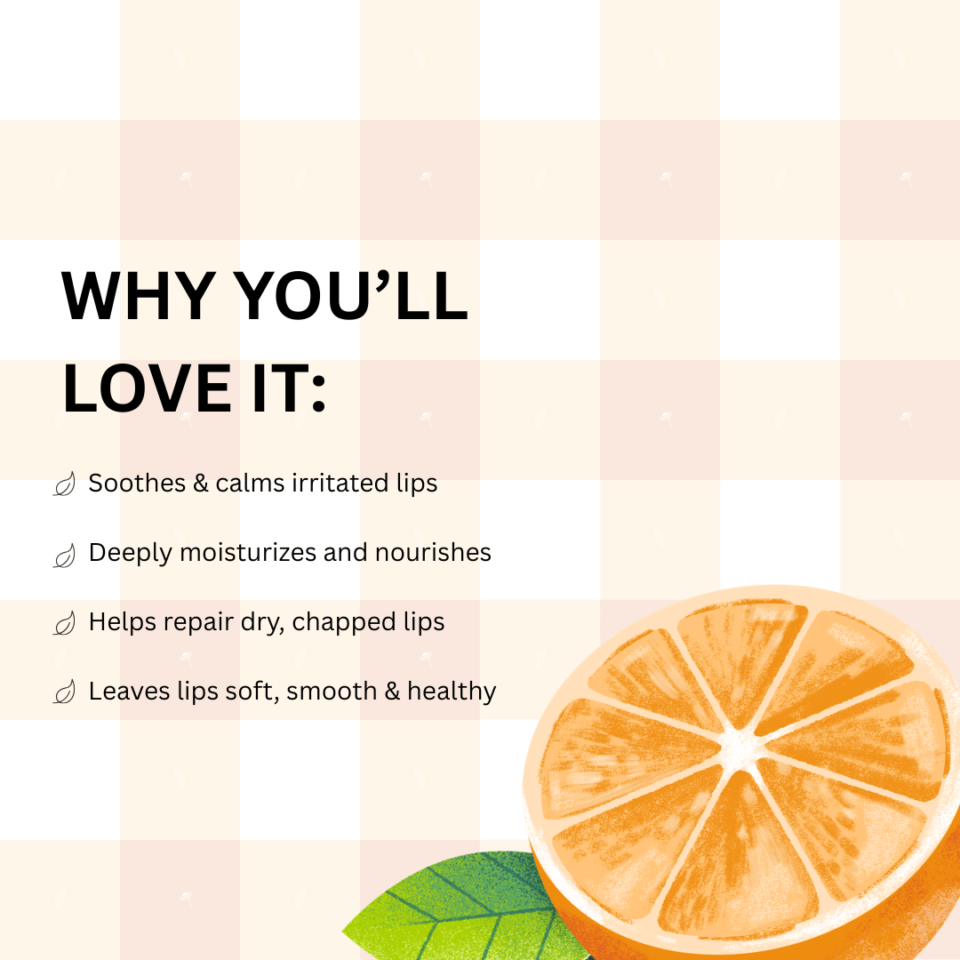 Orange lip balm   mysuru naturals