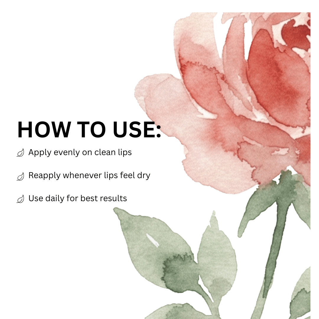 Rose luxury lip balm   mysuru naturals