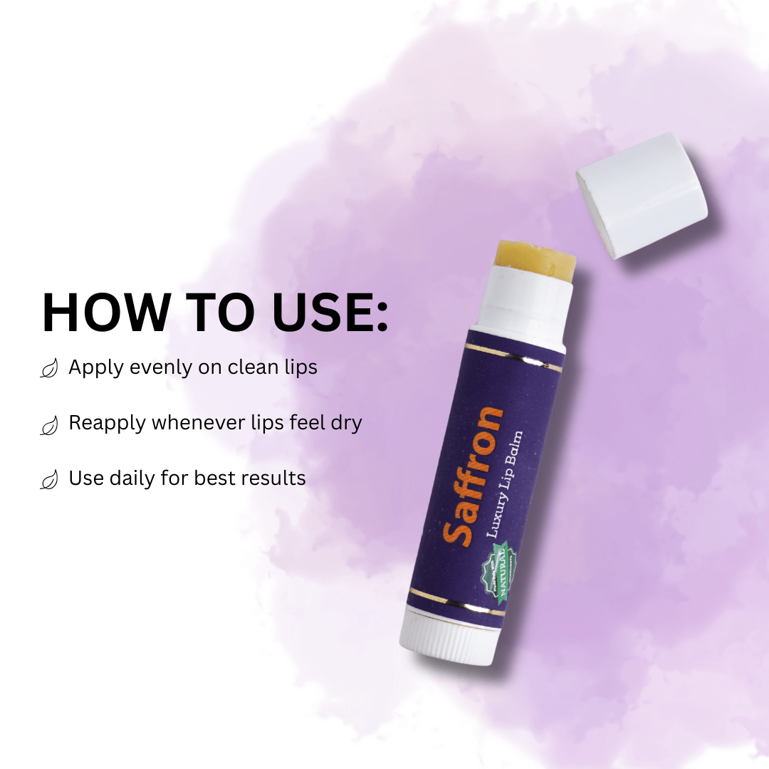 Saffron Luxury Lip Balm - Mysuru Naturals